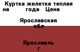 Куртка-жилетка теплая на 1-1,5  года › Цена ­ 600 - Ярославская обл., Ярославль г. Дети и материнство » Детская одежда и обувь   